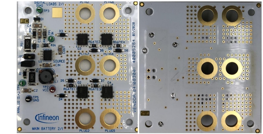 Infineon Technologies AUIR3242S 12Vバック・ツー・バックボード